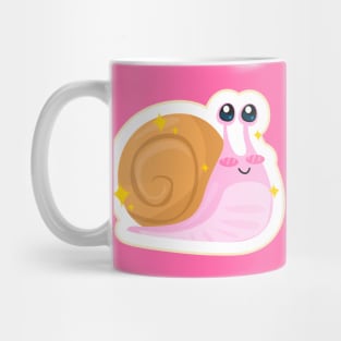 Cute Snail Cartoon Drawing Mug